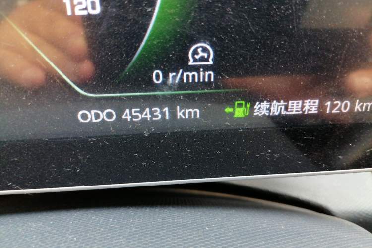 Used Chengshi 01 2023 Light Edition 1.5kW Charging Single-Row Closed-Body 2-Seater Cargo Van Odometer Close Up