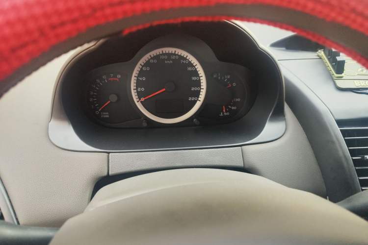 Used Chery A3 2008 Sedan 1.6L Manual Standard Model Odometer Close Up