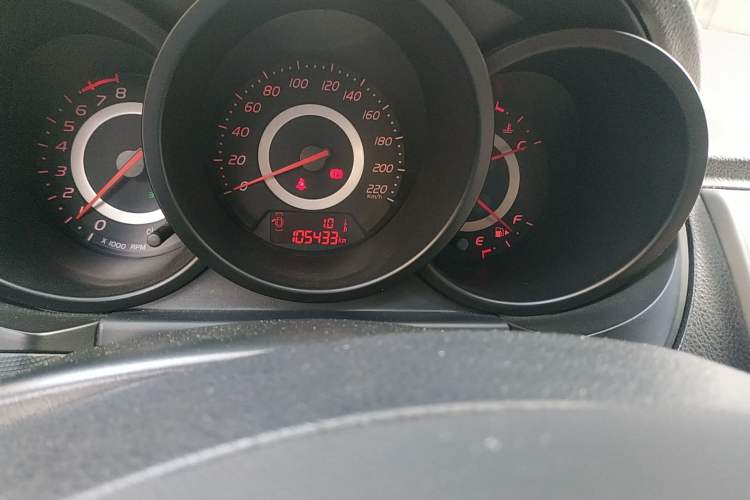 Used Chery A3 2010 Restyled Sedan 1.6L Manual – Entry-Level Trim Odometer Close Up