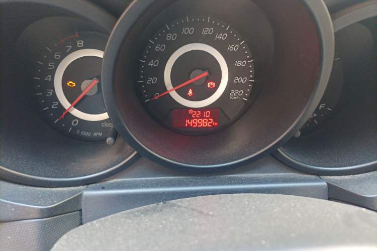 Used Chery A3 2010 Restyled Sedan 1.6L Manual – Entry-Level Trim Odometer Close Up