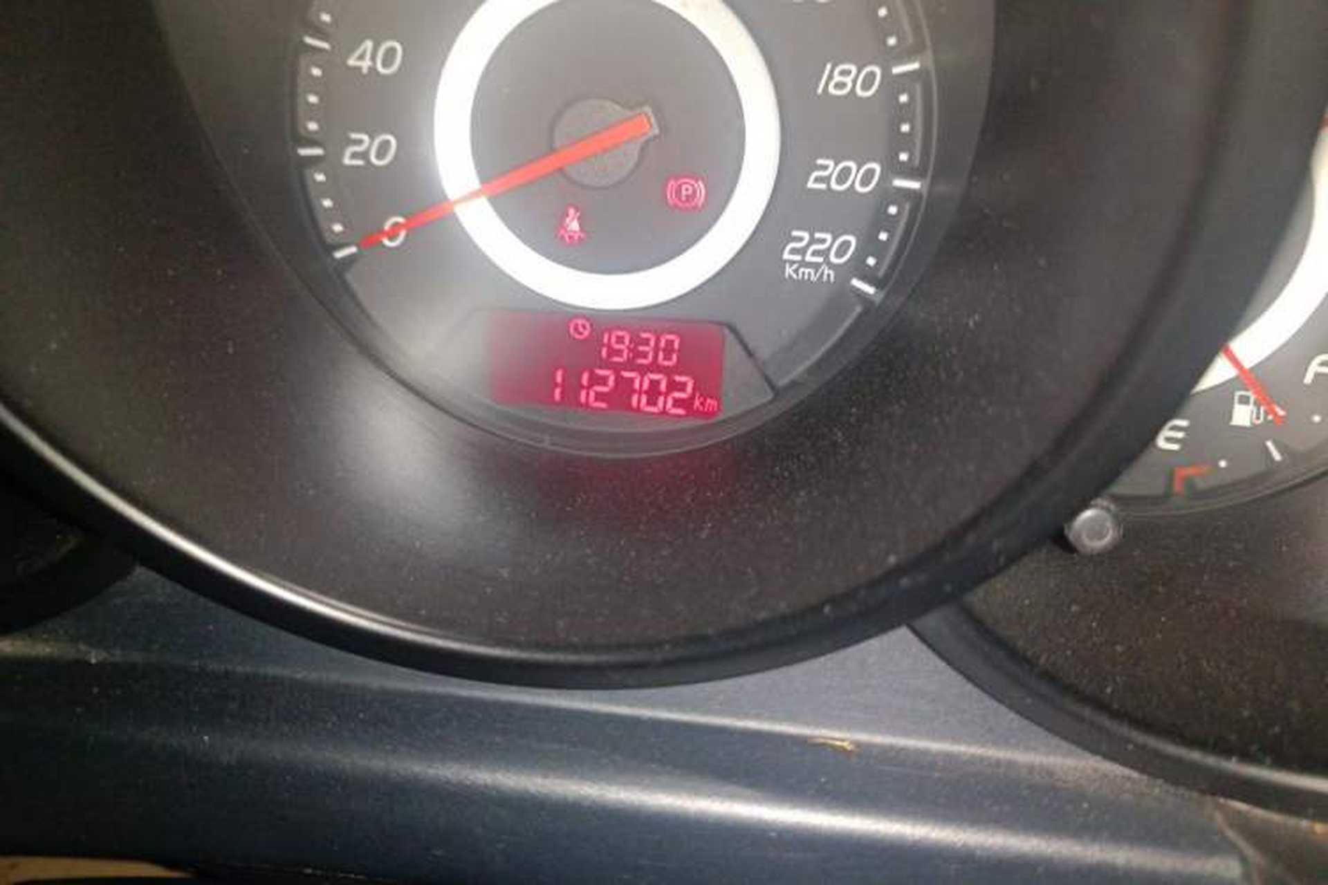 Used Chery A3 2010 Facelifted Hatchback 1.6L Manual – Ambition Trim Odometer Close Up