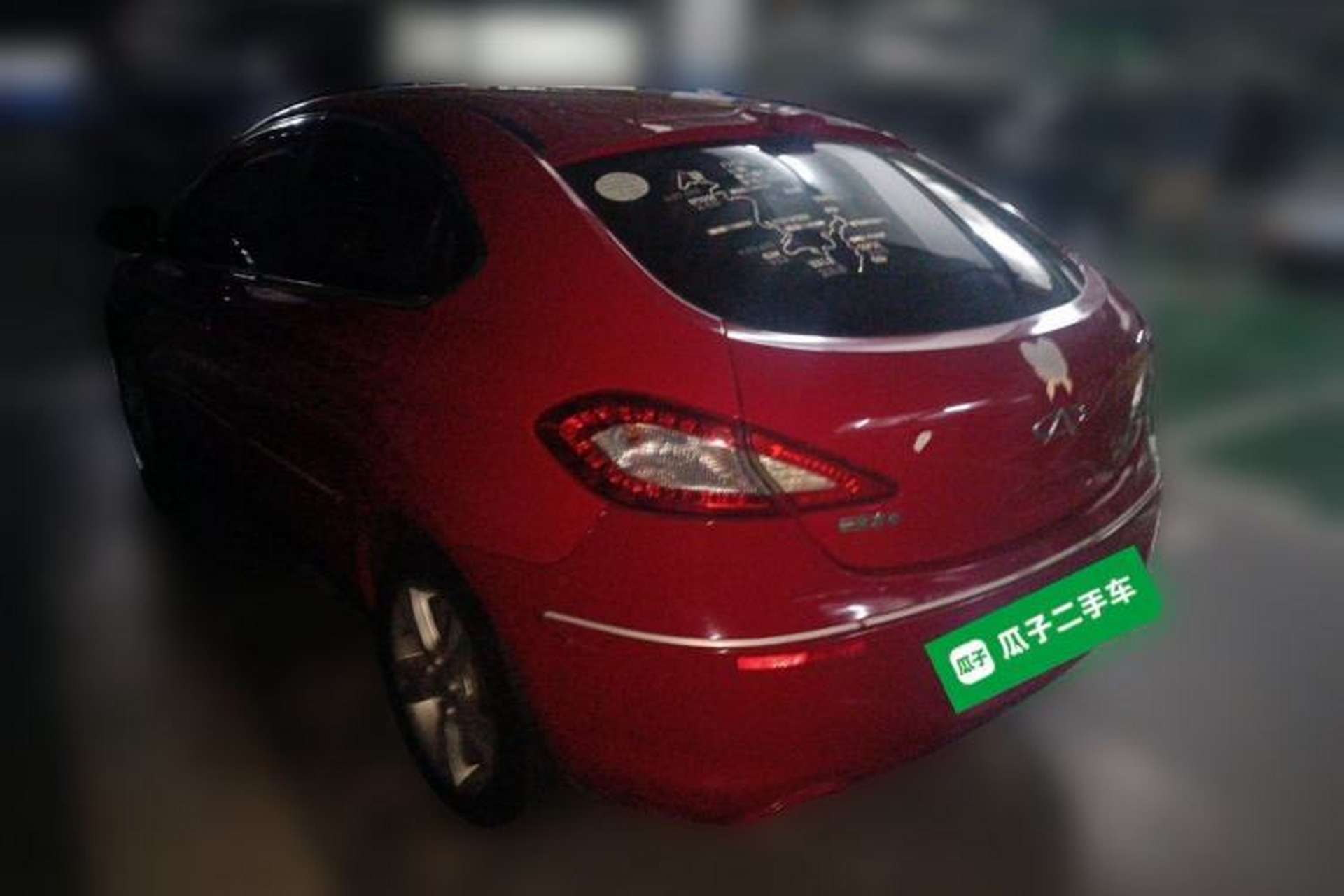 Used Chery A3 2010 Facelifted Hatchback 1.6L Manual – Ambition Trim Rear Left 45 Deg
