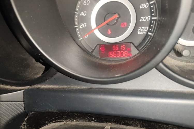 Used Chery A3 2010 Restyled Sedan 1.6L Manual – Entry-Level Trim Odometer Close Up