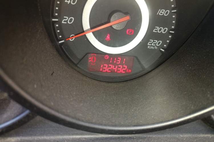 Used Chery A3 2010 Restyled Sedan 1.6L Manual – Entry-Level Trim Odometer Close Up