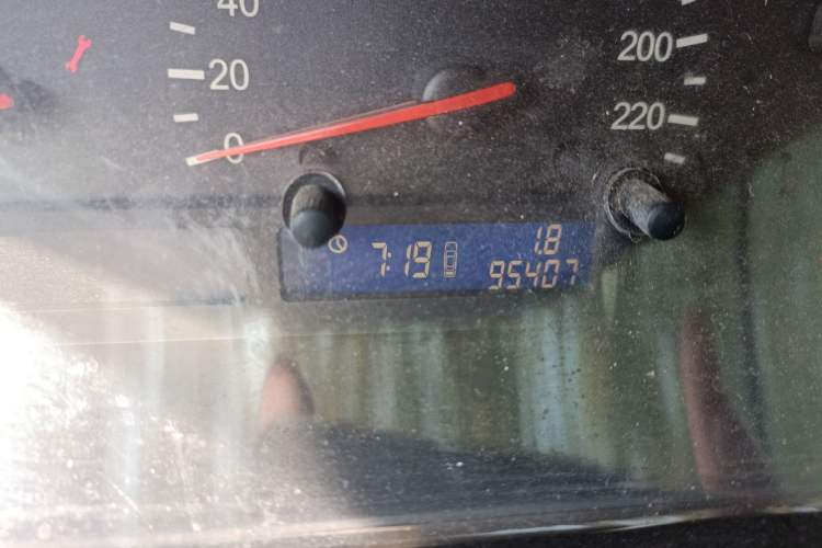 Used Chery A5 2009 1.5L Standard Edition Odometer Close Up