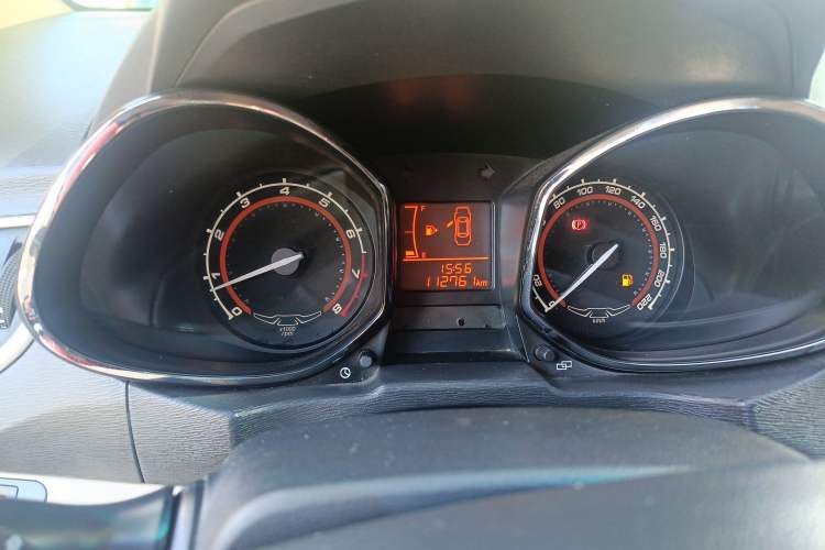 Used Chery Arrizo 3 2015 1.5L Manual High-End Version Odometer Close Up