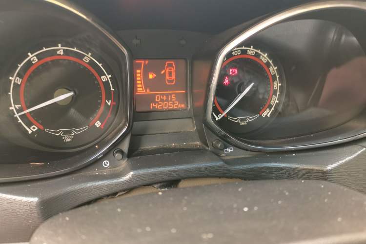 Used Chery Arrizo 3 2015 1.5L Manual Genuine Version Odometer Close Up