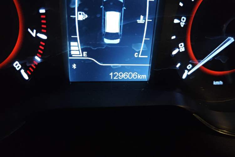 Used Chery Arrizo 5 2016 1.5L Manual Leading Version Odometer Close Up