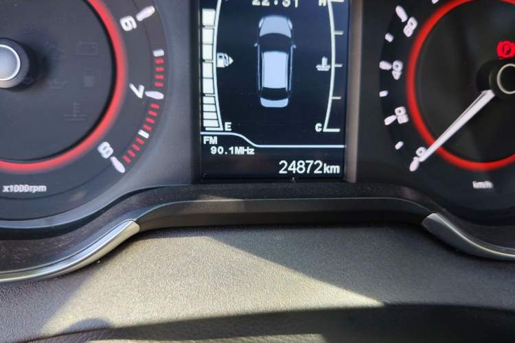 Used Chery Arrizo 5 2016 1.5L Manual Lingchao Edition Odometer Close Up