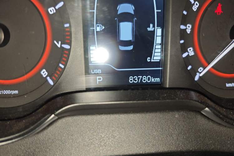 Used Chery Arrizo 5 2016 1.5L CVT Lingrui Edition Odometer Close Up
