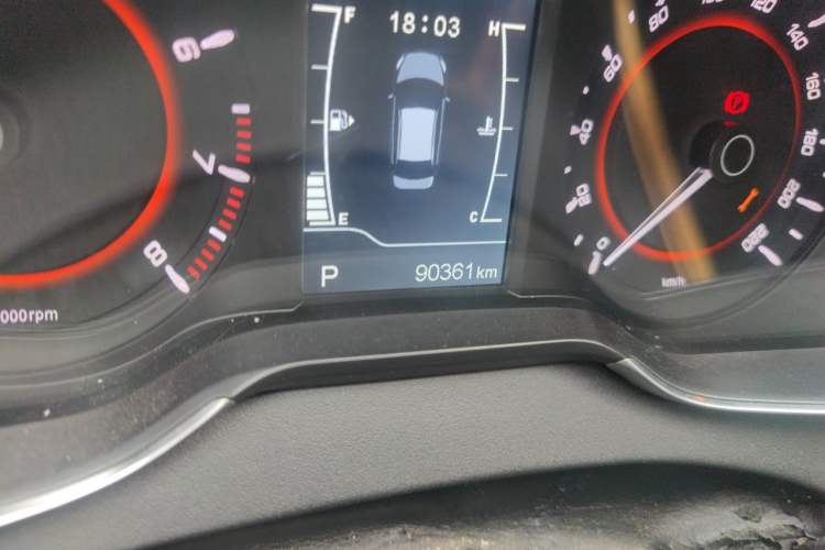 Used Chery Arrizo 5 2016 1.5L CVT Trendsetting Edition Odometer Close Up