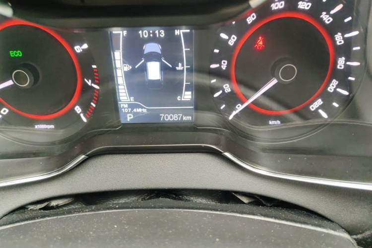 Used Chery Arrizo 5 2016 1.5L CVT Lingrui Edition Odometer Close Up