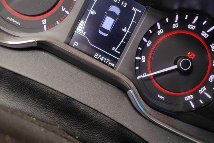 Used Chery Arrizo 5 2016 1.5L CVT Lingrui Edition Odometer Close Up