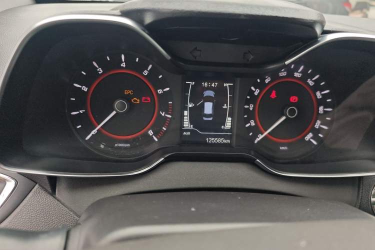 Used Chery Arrizo 5 2016 1.5L Manual Lingchao Edition Odometer Close Up