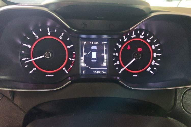 Used Chery Arrizo 5 2016 1.5L CVT Trendsetting Edition Odometer Close Up
