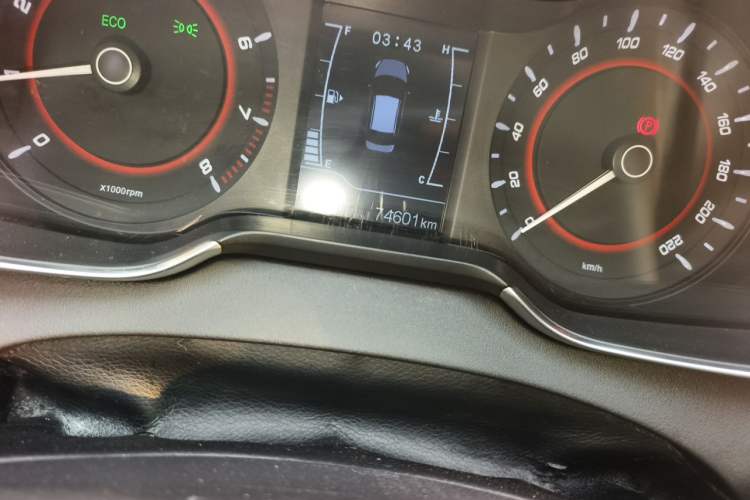 Used Chery Arrizo 5 2016 1.5L CVT Trendsetting Edition Odometer Close Up