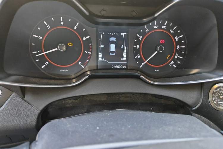 Used Chery Arrizo 5 2016 1.5L Manual Lingrui Edition Odometer Close Up