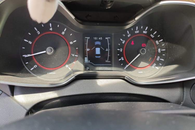 Used Chery Arrizo 5 2016 1.5L CVT Trendsetting Edition Odometer Close Up
