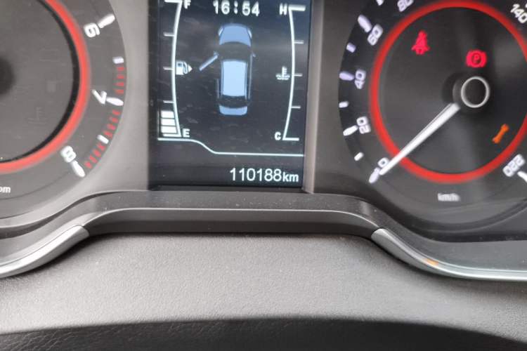 Used Chery Arrizo 5 2016 1.5L Manual Lingchao Edition Odometer Close Up