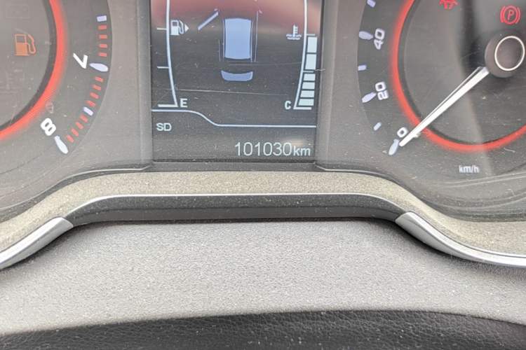 Used Chery Arrizo 5 2016 1.5L Manual Lingrui Edition Odometer Close Up