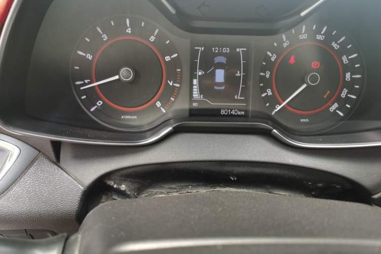 Used Chery Arrizo 5 2016 1.5L Manual Lingchao Edition Odometer Close Up