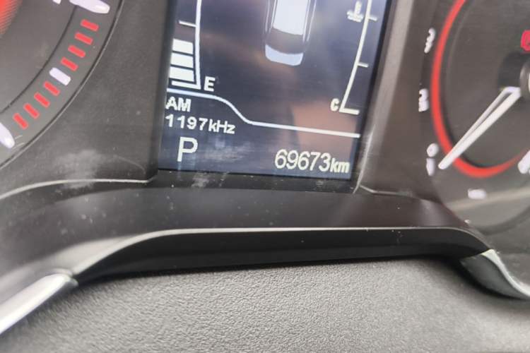 Used Chery Arrizo 5 2016 1.5L CVT Lingrui Edition Odometer Close Up