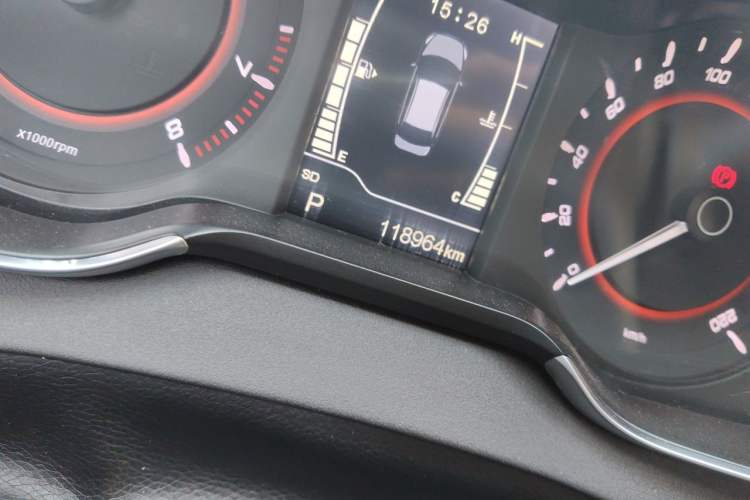 Used Chery Arrizo 5 2016 1.5L CVT Lingrui Edition Odometer Close Up