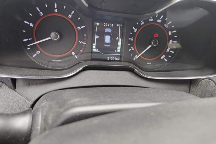 Used Chery Arrizo 5 2016 1.5L Manual Leading Version Odometer Close Up