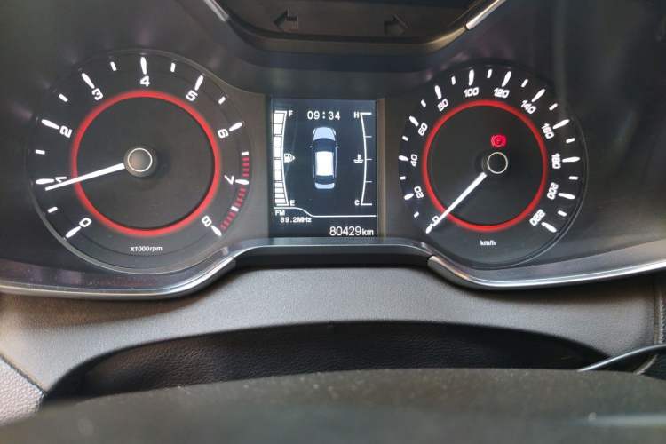 Used Chery Arrizo 5 2016 1.5L Manual Lingrui Edition Odometer Close Up