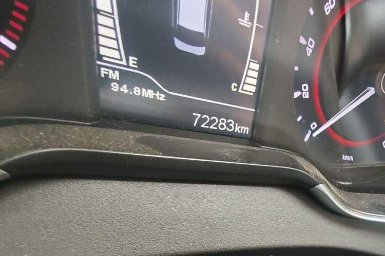 Used Chery Arrizo 5 2016 1.5L Manual Lingchao Edition Odometer Close Up