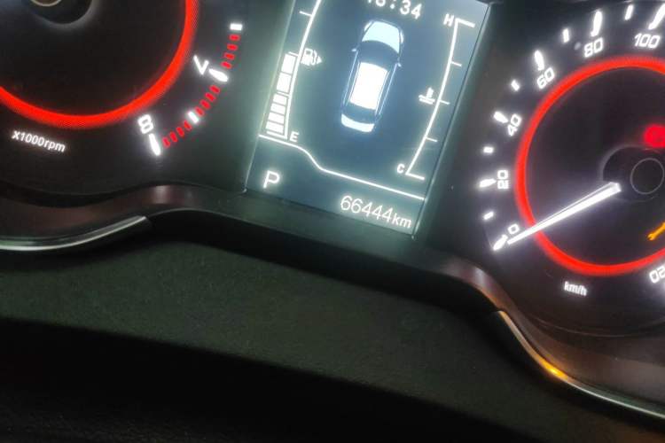 Used Chery Arrizo 5 2016 1.5L CVT Trendsetting Edition Odometer Close Up
