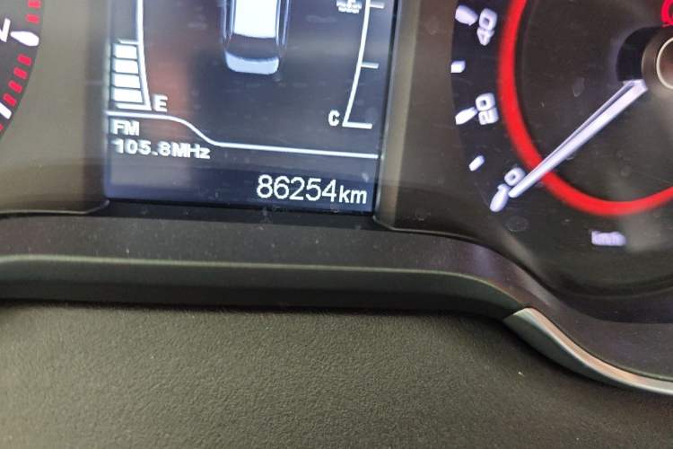 Used Chery Arrizo 5 2016 1.5L Manual Lingrui Edition Odometer Close Up