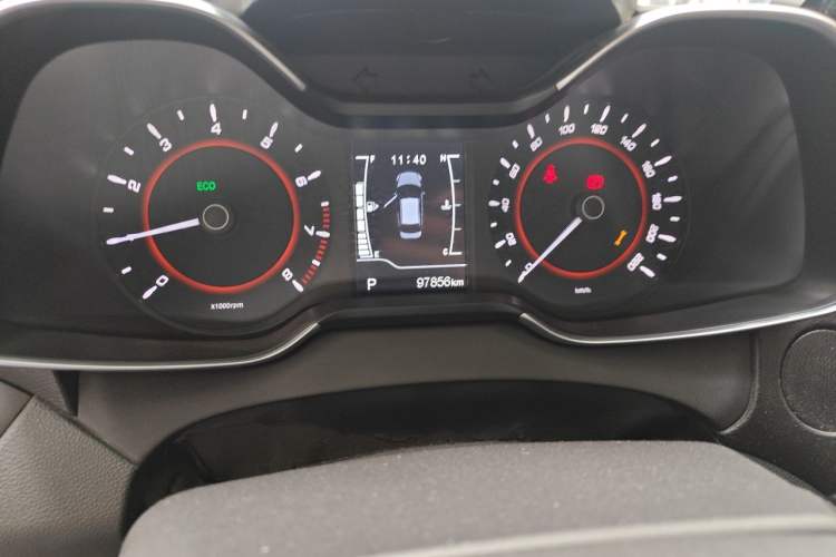 Used Chery Arrizo 5 2016 1.5L CVT Lingrui Edition Odometer Close Up