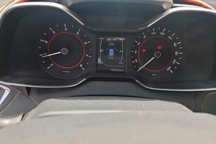Used Chery Arrizo 5 2016 1.5L Manual Lingchao Edition Odometer Close Up