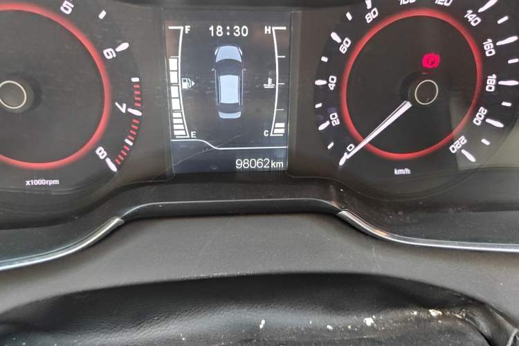 Used Chery Arrizo 5 2016 1.5L Manual Lingchao Edition Odometer Close Up