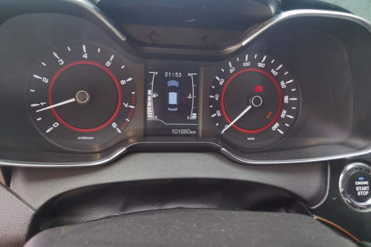 Used Chery Arrizo 5 2016 1.5L Manual Lingrui Edition Odometer Close Up
