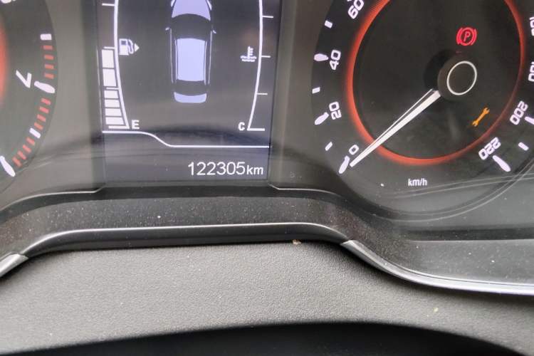 Used Chery Arrizo 5 2016 1.5L Manual Lingchao Edition Odometer Close Up