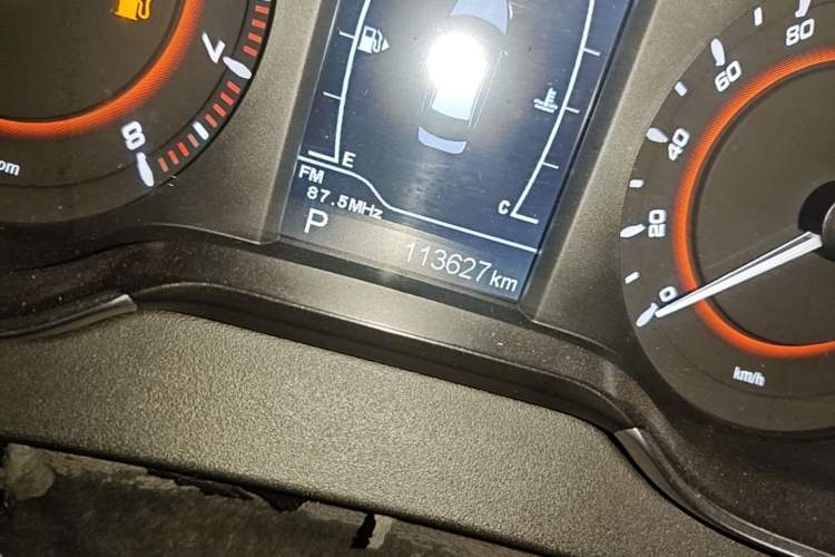 Used Chery Arrizo 5 2016 1.5L CVT Lingrui Edition Odometer Close Up