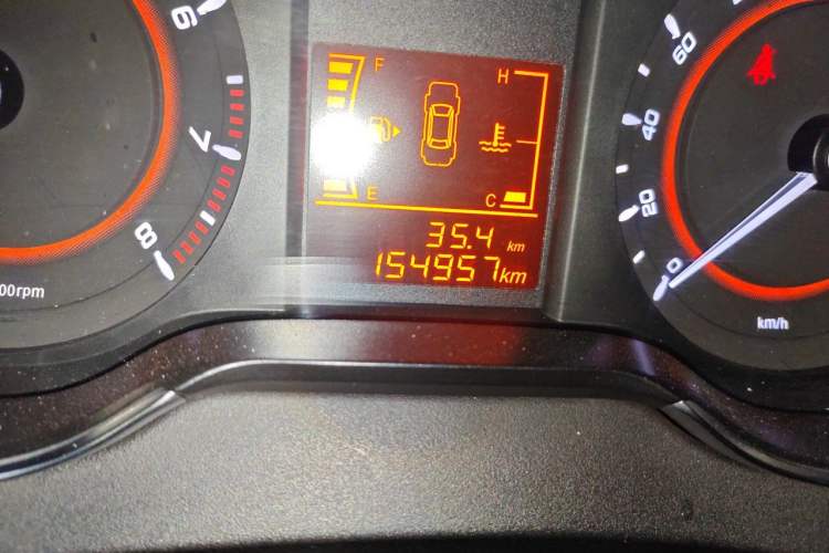 Used Chery Arrizo 5 2016 1.5L Manual LingShang Edition Odometer Close Up