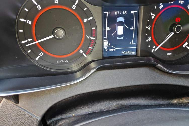Used Chery Arrizo 5 2016 1.5L Manual Lingrui Edition Odometer Close Up