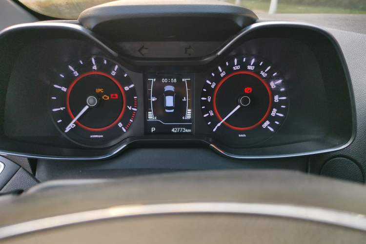 Used Chery Arrizo 5 2017 1.5L CVT Trendsetting Edition Odometer Close Up