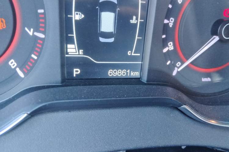 Used Chery Arrizo 5 2017 1.5L CVT Fashion Edition Odometer Close Up