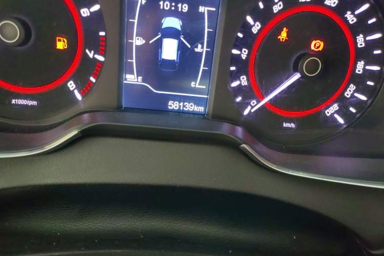 Used Chery Arrizo 5 2017 SPORT 1.5T Manual Luxury Edition Odometer Close Up