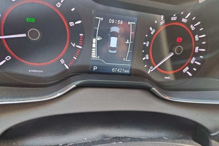 Used Chery Arrizo 5 2017 1.5L CVT Deluxe Edition Odometer Close Up