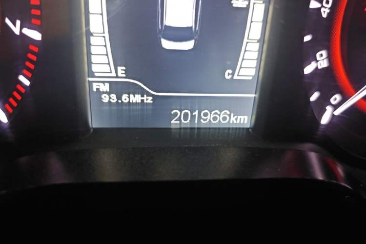 Used Chery Arrizo 5 2017 1.5L Manual Elite Edition Odometer Close Up