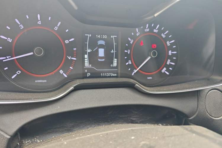 Used Chery Arrizo 5 2017 1.5L CVT Trendsetting Edition Odometer Close Up