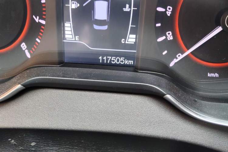 Used Chery Arrizo 5 2017 1.5L Manual Lingchao Edition Odometer Close Up