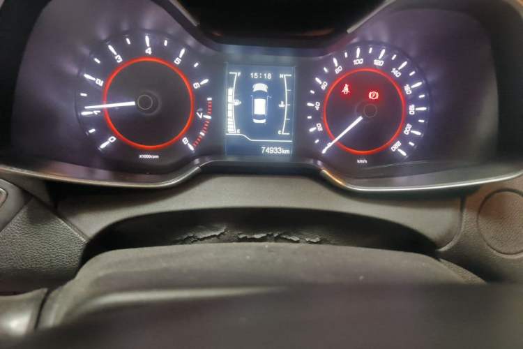 Used Chery Arrizo 5 2017 1.5L Manual Lingchao Edition Odometer Close Up