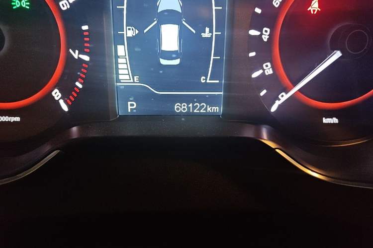 Used Chery Arrizo 5 2017 1.5L CVT Fashion Edition Odometer Close Up