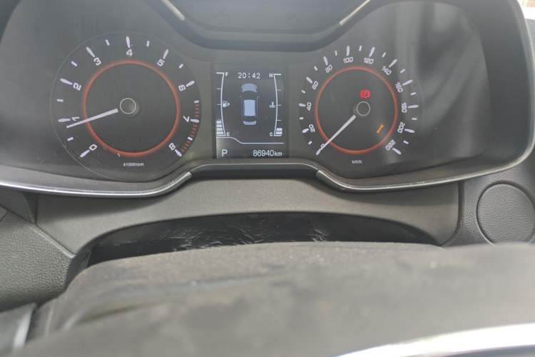 Used Chery Arrizo 5 2017 SPORT 1.5T CVT Luxury Edition Odometer Close Up